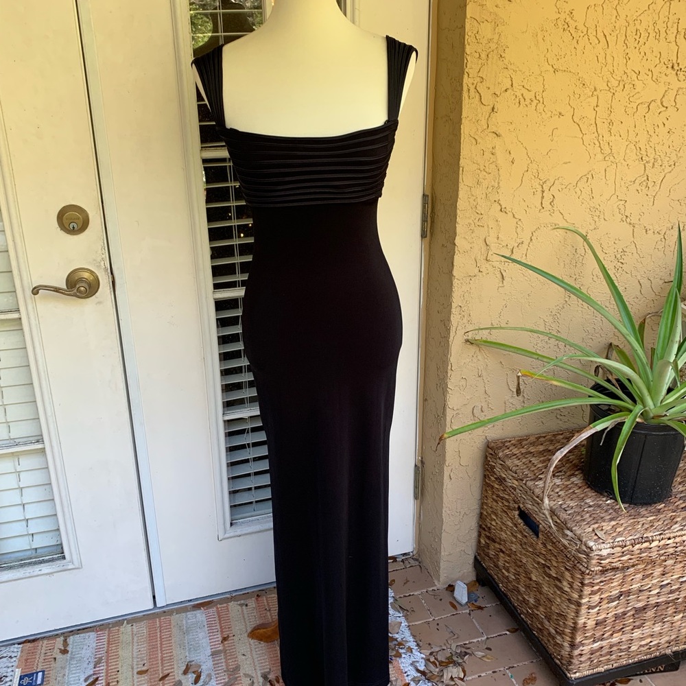 Black Cache Full Length Dress - Picture 2 of 8